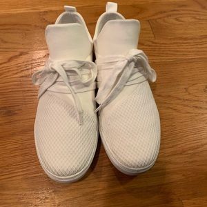 Brash white sneakers